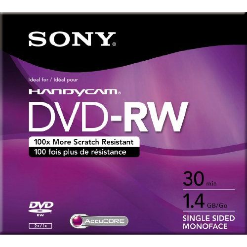 소니 Sony 8cm DVD-RW with Hangtab 3 Pack (Discontinued by Manufacturer)