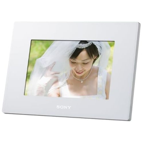 소니 Sony Corporation SONY Digital Photo Frame D720 White DPF-D720/W - International Version (No Warranty)