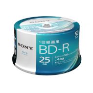 SONY video for Blu-ray disc 50BNR1VJPP4 (BD-R 1 layer: 4-speed 50 sheets pack)(Japan Import-No Warranty)