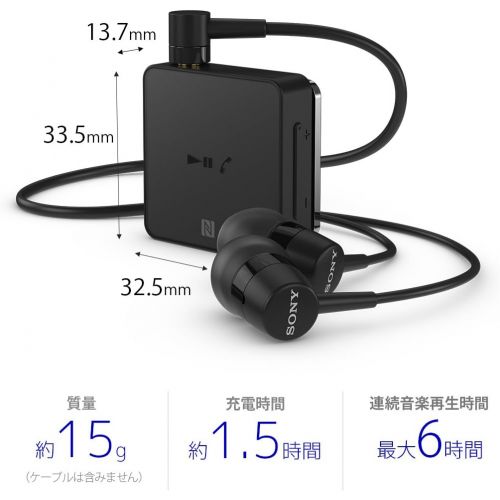 소니 Sony Wireless Stereo Headset SBH24W - Black (Japan Domestic Genuine Products)