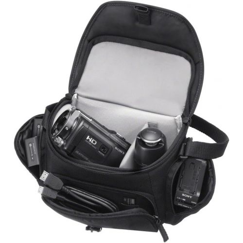 소니 Sony LCSU21 Soft Carrying Case for Cyber-Shot and Alpha NEX Cameras (Black)