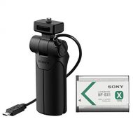Sony VCT-SGR1 Shooting Grip and Tripod for Compact Cameras with Genuine Sony NPBX1/M8 Battery Pack Bundle (2 Items)
