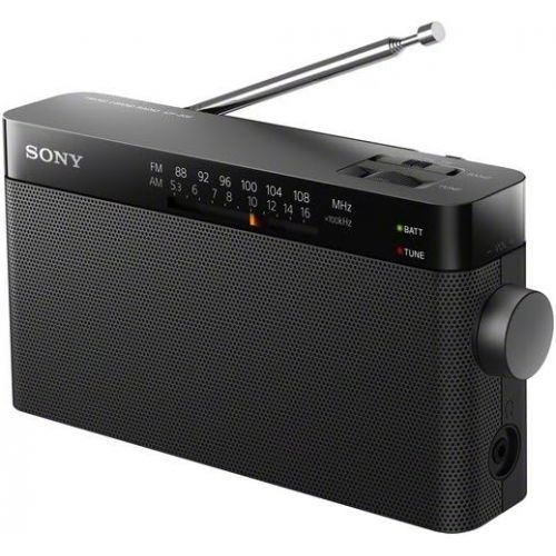 소니 Sony ICF-306 Portable AM/FM Radio - Black