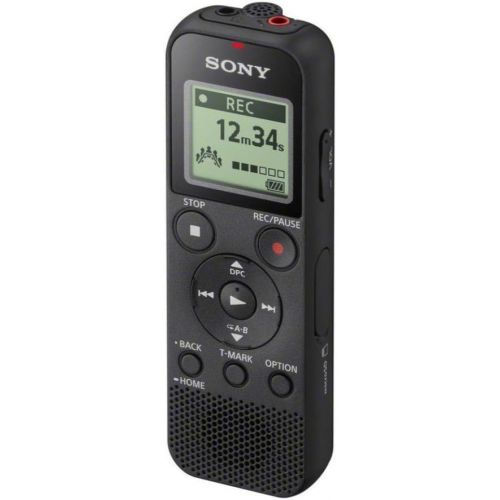 소니 Sony ICD-PX370 Digital Voice Recorder with 16GB microSDHC Card with Adapter Bundle (3 Items)