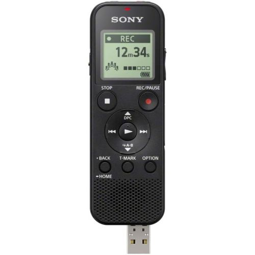 소니 Sony ICD-PX370 Digital Voice Recorder with 16GB microSDHC Card with Adapter Bundle (3 Items)