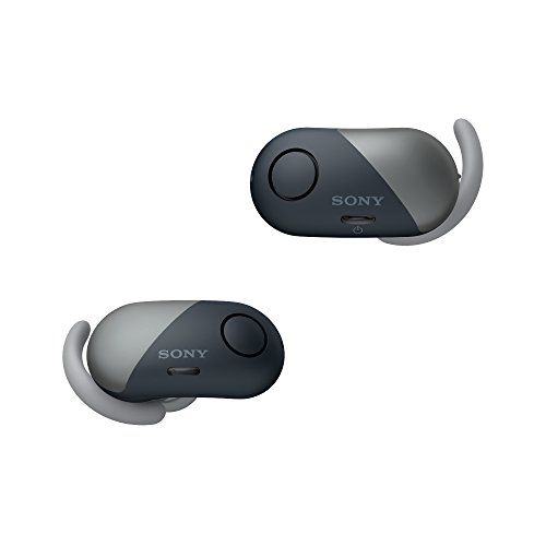 소니 SONY SP700N Truly Wireless Noise Canceling Sports in-Ear Headphones Black International Version Seller Warranty