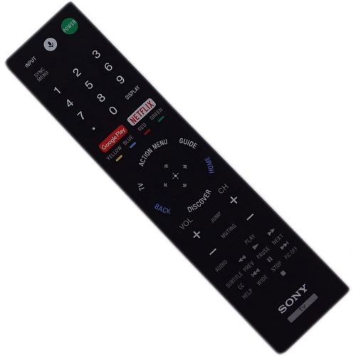 소니 Genuine Sony RMF-TX201U for Smart TV LED 4K Ultra HDTV Remote Control for Sony Television with Google Play and Netflix