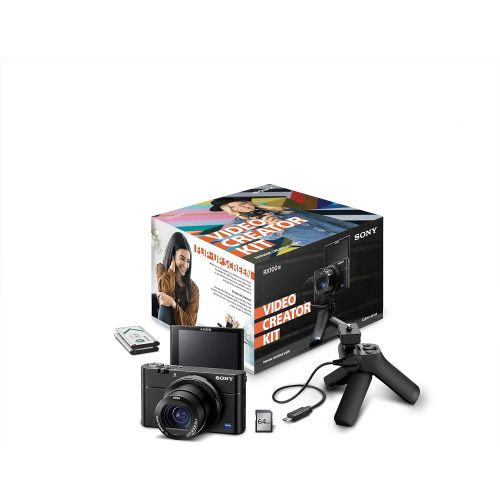 소니 Sony RX100M3 Video Creator Kit with Shooting Grip, Media Card & Extra Battery