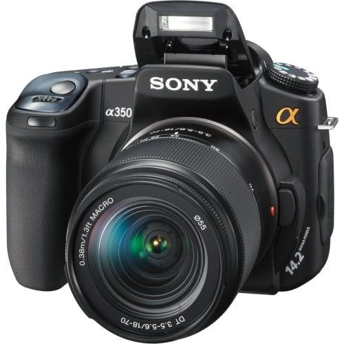 소니 Sony Alpha DSLRA350 14.2MP Digital SLR Camera with Super SteadyShot Image Stabilization (Body Only)