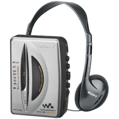 소니 Sony WM-FX195 Walkman AM / FM Stereo Cassette Player with Auto Shut-Off