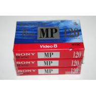 SONY 8mm Video Cassette Tape P6-120MP - 120 Minutes (3 pack)