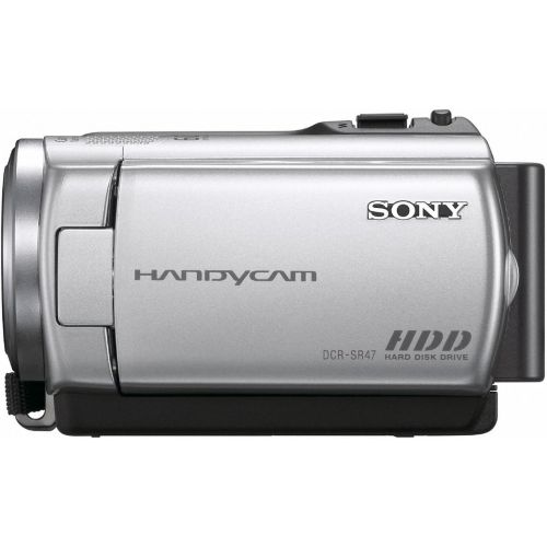 소니 Sony DCR-SR47 Hard Disk Drive Handycam Camcorder (Silver) (Discontinued by Manufacturer)