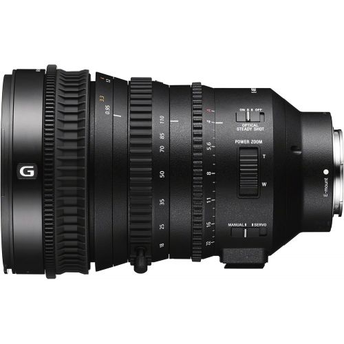 소니 Sony SELP18110G 18-110mm f/4-22 Fixed Zoom Camera Lens, Black