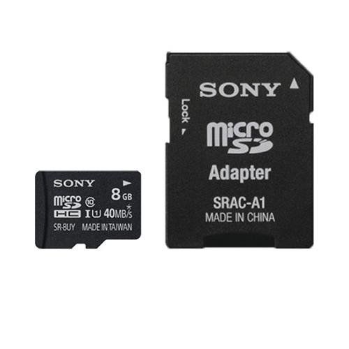 소니 Sony 8GB Class 10 Micro SDHC R40 Memory Card (SR8UYA/TQMN) (OLD MODEL)