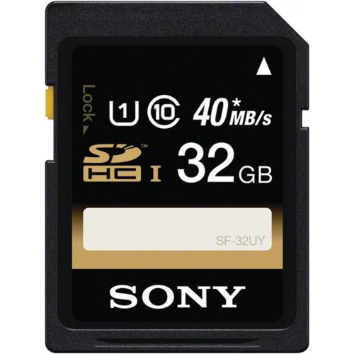 소니 Sony 32GB SDHC Class 10 UHS-1 R40 Memory Card (SF32UY/TQMN) (OLD MODEL)