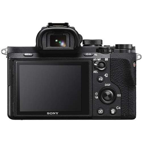 소니 Sony Alpha a7 II Mirrorless Digital Camera (ILCE7M2/B) Body Kit + Extra Battery + Flash + 128GB U3 V30 Memory Accessory Bundle