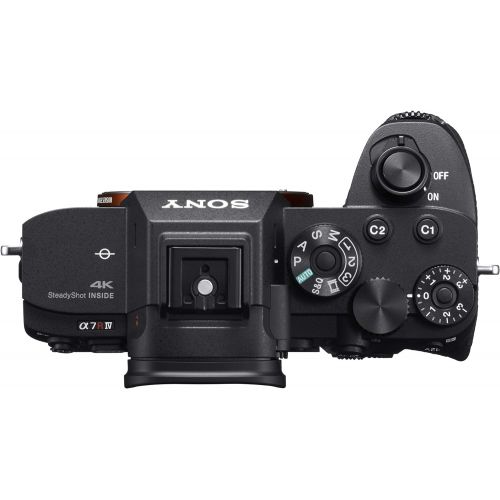 소니 Sony a7R IV 61.0MP Full-Frame Mirrorless Interchangeable Lens Camera Body ILCE-7RM4 4K Bundle with 128GB Memory (2 x 64GB Cards), Flash, Extra Battery, Software, Deco Gear Bag & Ac