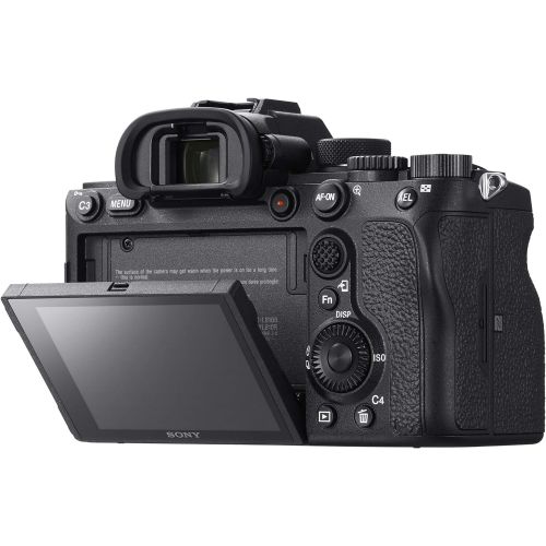 소니 Sony a7R IV 61.0MP Full-Frame Mirrorless Interchangeable Lens Camera Body ILCE-7RM4 4K Bundle with 128GB Memory (2 x 64GB Cards), Flash, Extra Battery, Software, Deco Gear Bag & Ac