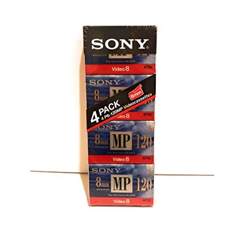 소니 Sony 8mm MP video cassette - 120 min. (4 pack)