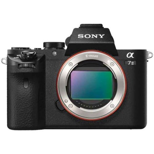 소니 Sony Alpha a7II Full-Frame Mirrorless Digital Camera with 28-70mm Lens Bundle with Camera Bag, Battery, Filter Kit, Tripod, PC Software Kit, 32GB SD Card, SD Case, 3 Shoe V-Bracket