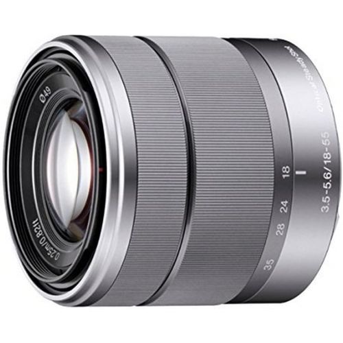 소니 Sony Alpha SEL1855 E-mount 18-55mm F3.5-5.6 OSS Lens (Silver)