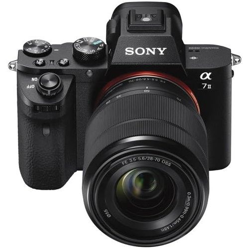 소니 Sony Alpha a7 II Mirrorless Digital Camera with FE 28-70mm f/3.5-5.6 OSS Lens + Photo/Video Editing Software Bundle with Professional Accessory Kit