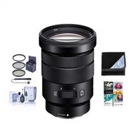 Sony E PZ 18-105mm F4.0 G OSS E-Mount Lens Bundle with 72mm Filters & Pro Software