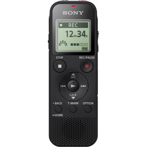 소니 Sony ICD-PX470 Stereo Digital Voice Recorder with Microphone Bundle (2 Items)