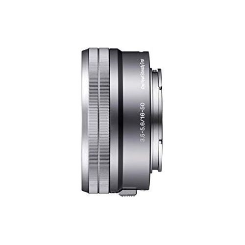 소니 Sony SELP1650 16-50mm Power Zoom Lens (Silver, Bulk Packaging)