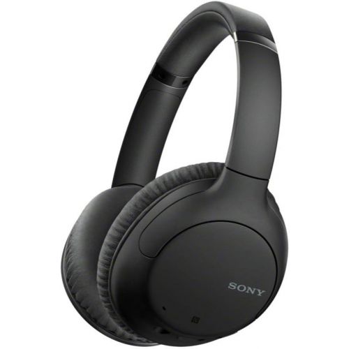 소니 Sony WHCH710N Wireless Bluetooth Noise Canceling Over-The-Ear Headphones (Black) with Knox Gear Headphone Hanger Mount Bundle (2 Items)