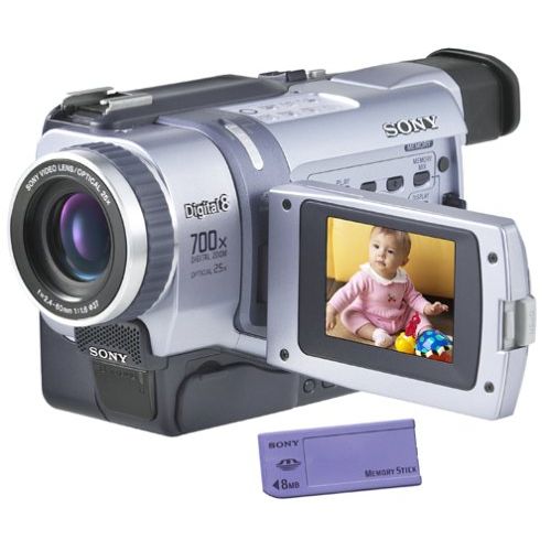 소니 Sony DCRTRV340 Digital8 Camcorder w/ 2.5 LCD USB Streaming, & Memory Stick capability (Discontinued by Manufacturer)