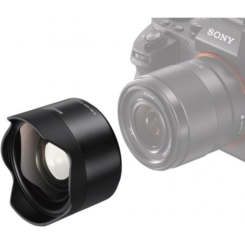 소니 Sony SEL075UWC 21 mm f/2.8-22 Ultra Wide Converter Lens for Mirrorless Cameras,Black