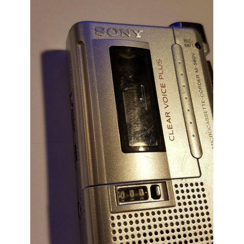 소니 Sony Microcassette Recorder M-560V Handheld Voice Recorder with 3 New Microcassettes