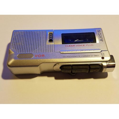 소니 Sony Microcassette Recorder M-560V Handheld Voice Recorder with 3 New Microcassettes