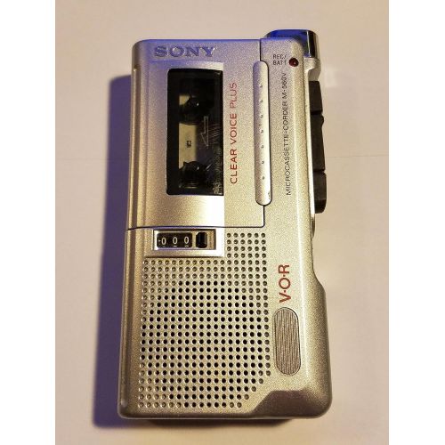 소니 Sony Microcassette Recorder M-560V Handheld Voice Recorder with 3 New Microcassettes