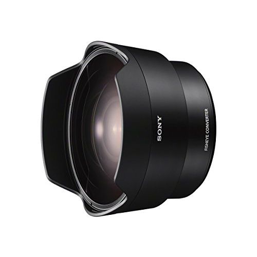 소니 Sony SEL057FEC 16mm f/3.5-22 Fisheye Converter Lens for Mirrorless Cameras , Black