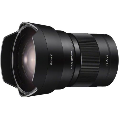 소니 Sony SEL057FEC 16mm f/3.5-22 Fisheye Converter Lens for Mirrorless Cameras , Black