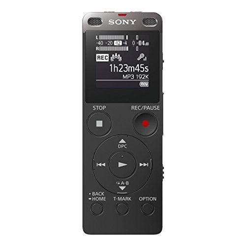 소니 Sony ICD-UX560 Internal Memory & Flash Card Black dictaphone