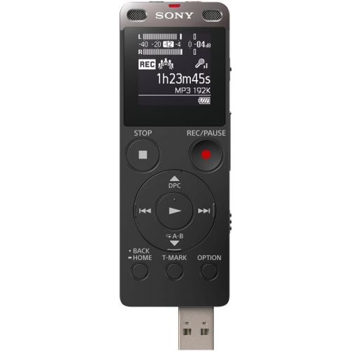 소니 Sony ICD-UX560 Internal Memory & Flash Card Black dictaphone