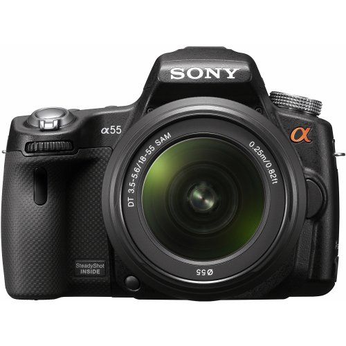 소니 Sony a55 DSLR Camera with 18-55mm zoom lens