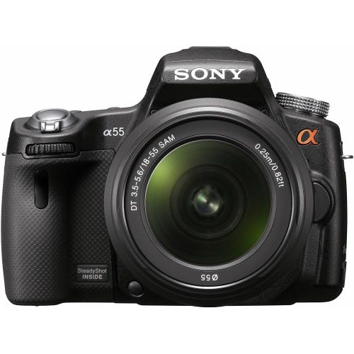 소니 Sony a55 DSLR Camera with 18-55mm zoom lens