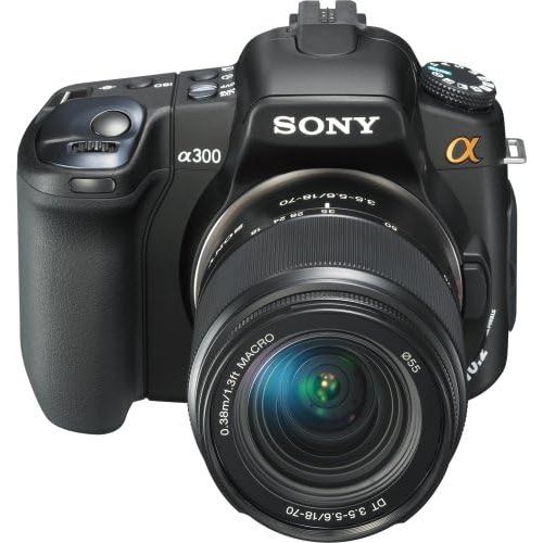 소니 Sony Alpha DSLRA300K 10.2MP Digital SLR Camera with Super SteadyShot Image Stabilization with DT 18-70mm f/3.5-5.6 Zoom Lens (Discontinued by Manufacturer)