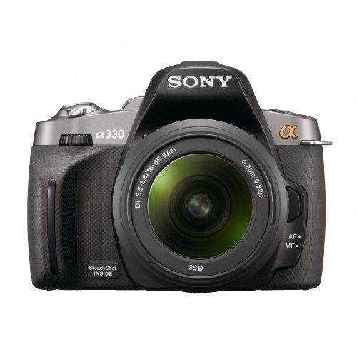 소니 Sony Alpha A330L 10.2 MP Digital SLR Camera with Super SteadyShot INSIDE Image Stabilization and 18-55mm Lens