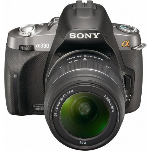 소니 Sony Alpha A330L 10.2 MP Digital SLR Camera with Super SteadyShot INSIDE Image Stabilization and 18-55mm Lens