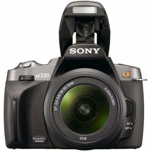 소니 Sony Alpha A330L 10.2 MP Digital SLR Camera with Super SteadyShot INSIDE Image Stabilization and 18-55mm Lens