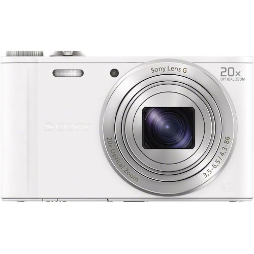 소니 Sony DSC-WX300/W 18 MP Digital Camera with 20x Optical Image Stabilized Zoom and 3-Inch LCD (White)