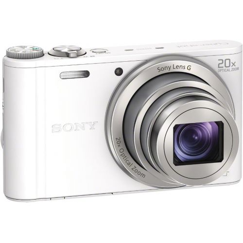 소니 Sony DSC-WX300/W 18 MP Digital Camera with 20x Optical Image Stabilized Zoom and 3-Inch LCD (White)