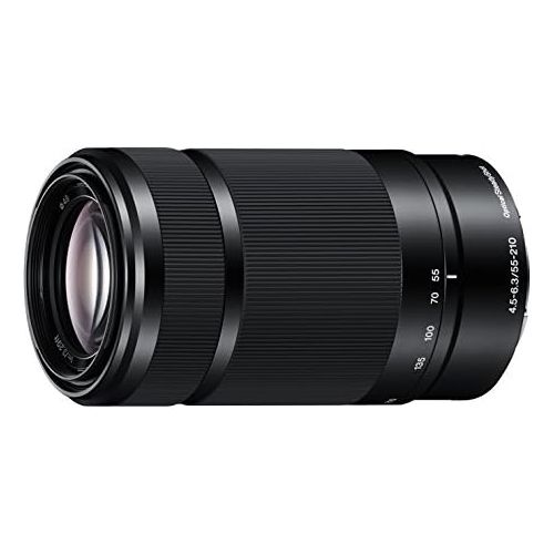 소니 Sony E 55-210mm F4.5-6.3 Lens for Sony E-Mount Cameras (Black) - International Version (No Warranty)