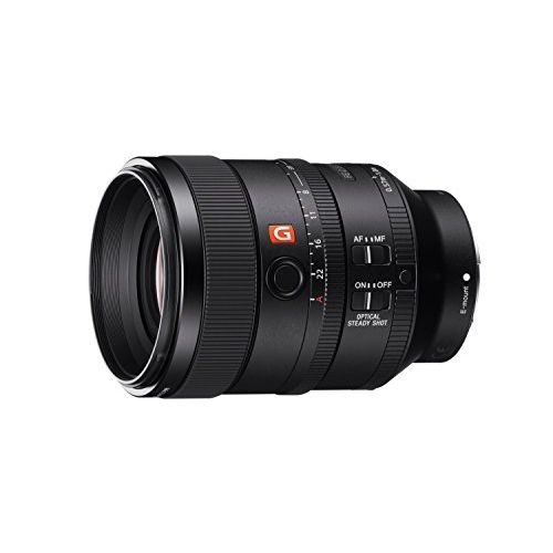 소니 Sony SEL100F28GM 100mm f2.8 Medium-telephoto Fixed Prime Camera Lens, Black