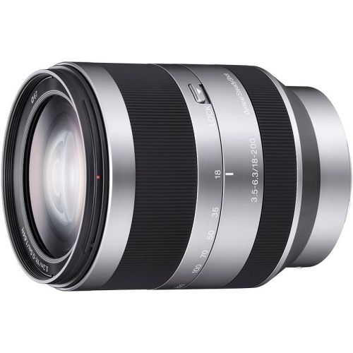 소니 Sony SEL18200 E Mount - APS-C 18-200mm F3.5-6.3 Telephoto Zoom Lens